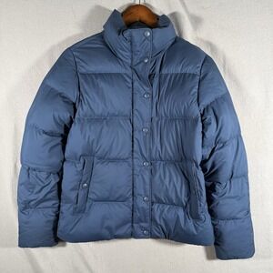 Patagonia Silent Down Jacket Women's XS Stone Blue 700 Fill Puffer Outdoors